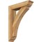 Ekena Millwork Thorton Traditional Rough Sawn Bracket w/ Offset Brace, Western Red Cedar, 6"W x 24"D x 32"H BKT0604X24X32THR01RWR - alternate 1